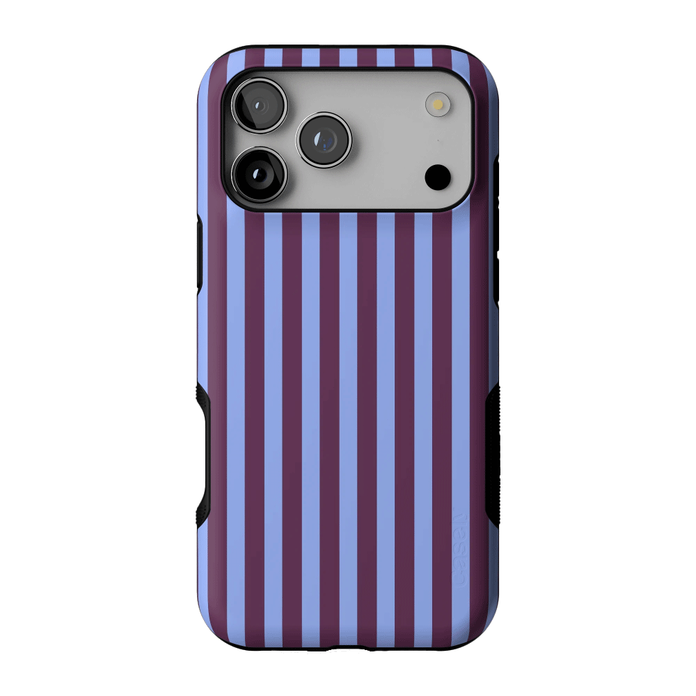 Perfect Stripes | Purple & Blue Stripes Case