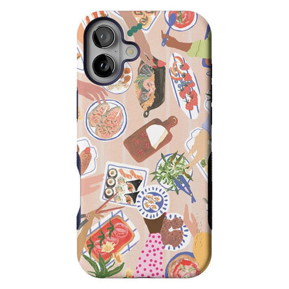 Picnic Party | Painted Collage Case iPhone Case get.casely Bold + MagSafe® iPhone 16