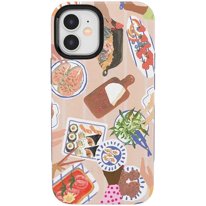 Picnic Party | Painted Collage Case iPhone Case get.casely Bold + MagSafe® iPhone 12