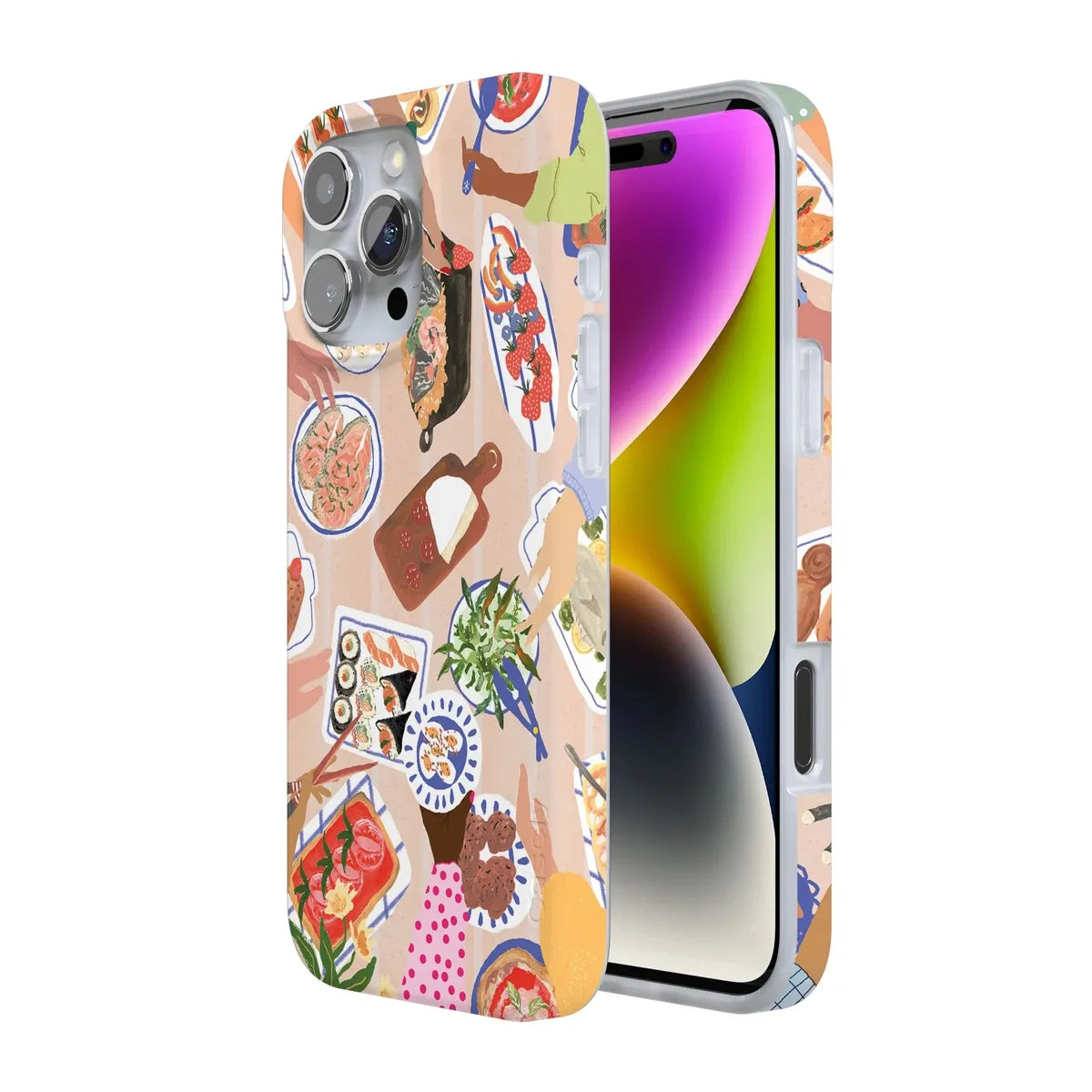 Picnic Party | Painted Collage Case iPhone Case get.casely