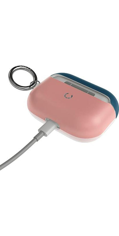 Pink & Navy Blue | Colorblock AirPods Case AirPods Case get.casely
