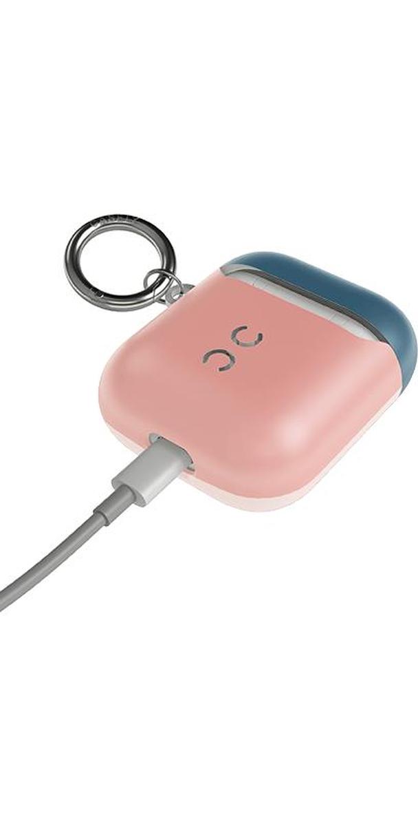 Pink & Navy Blue | Colorblock AirPods Case AirPods Case get.casely