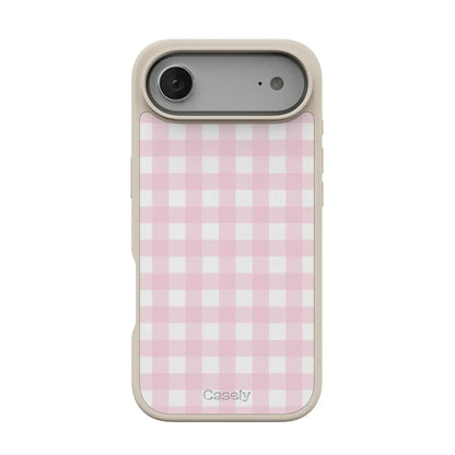 Pink Plaid | Sunday Best Case Phone Case get.casely Align + MagSafe® iPhone 17 Air