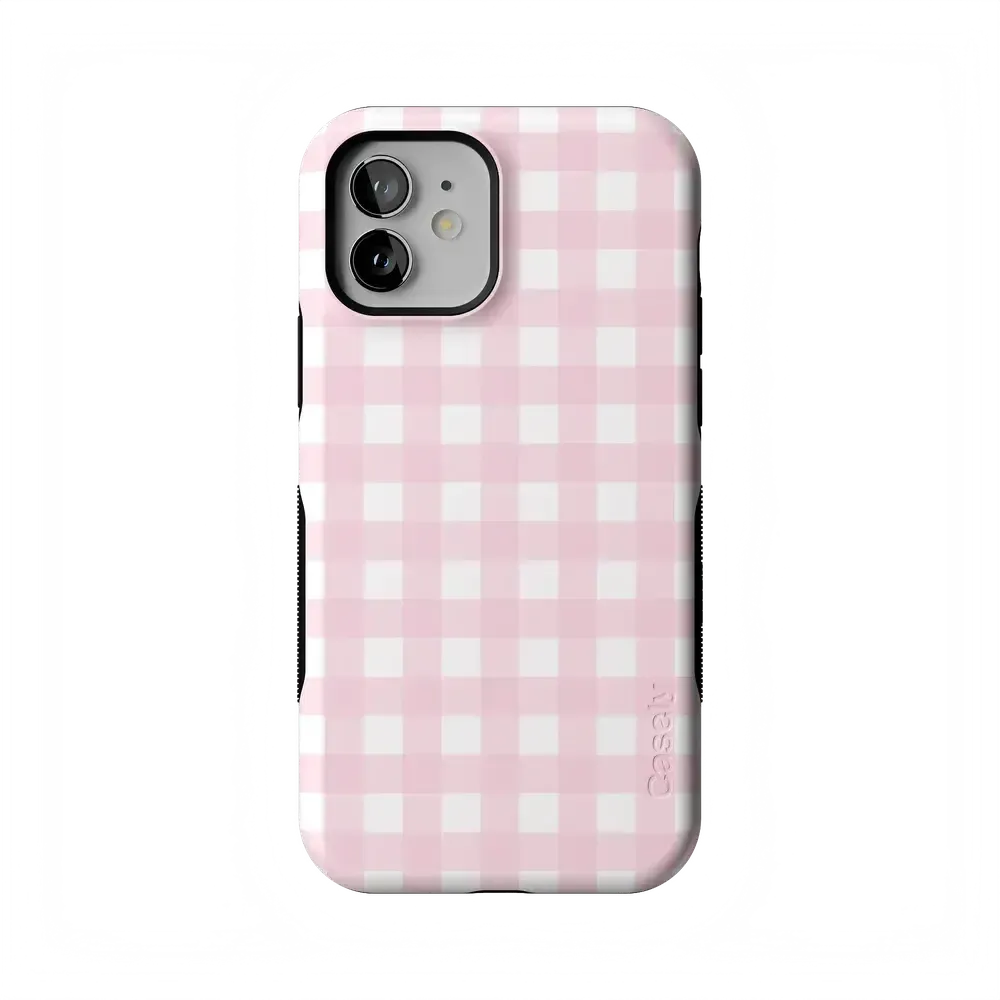 Pink Plaid | Sunday Best Case Phone Case get.casely Bold Flex + MagSafe® iPhone 12