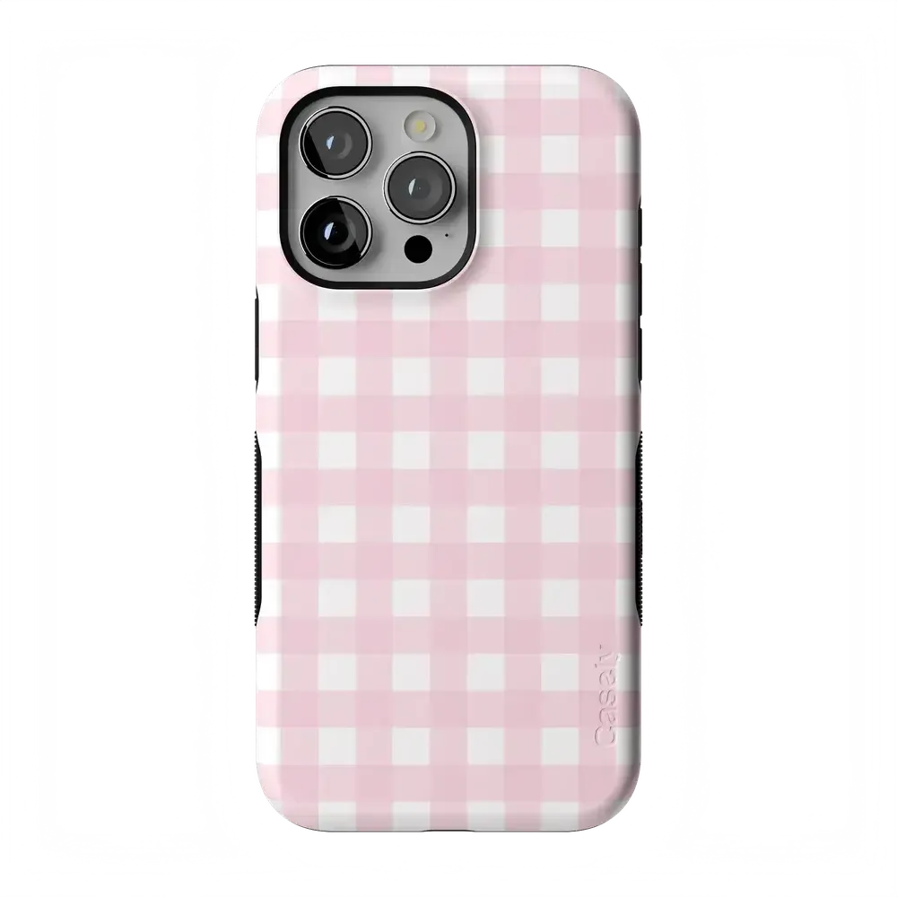Pink Plaid | Sunday Best Case Phone Case get.casely Bold Flex + MagSafe® iPhone 15 Pro Max