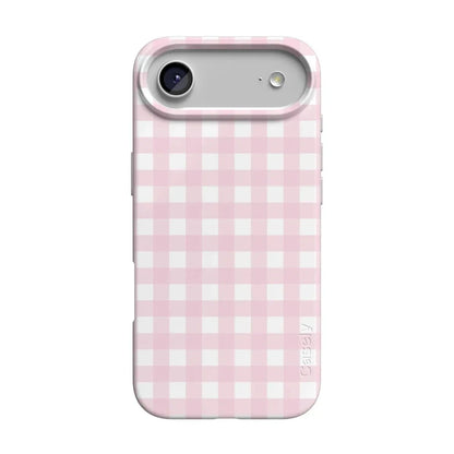 Pink Plaid | Sunday Best Case Phone Case get.casely Classic + MagSafe® iPhone 17 Air
