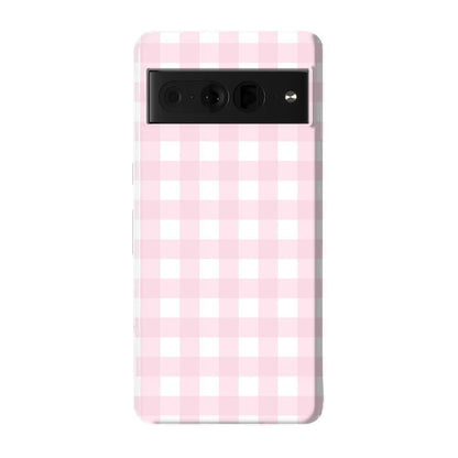 Pink Plaid | Sunday Best Case Phone Case get.casely Essential Google Pixel 7 Pro