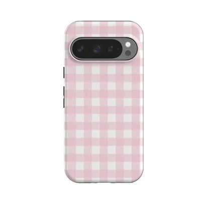 Pink Plaid | Sunday Best Case Phone Case get.casely Essential + MagSafe® Google Pixel 10 Pro