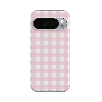 Pink Plaid | Sunday Best Case Phone Case get.casely Essential + MagSafe® Google Pixel 10 Pro XL