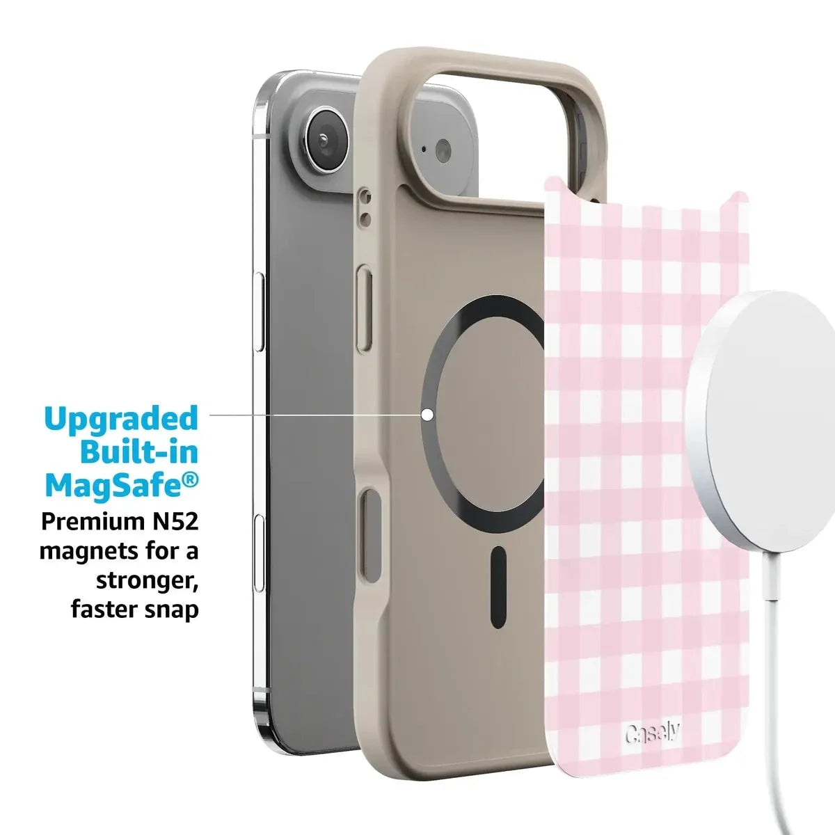 Pink Plaid | Sunday Best Case Phone Case get.casely