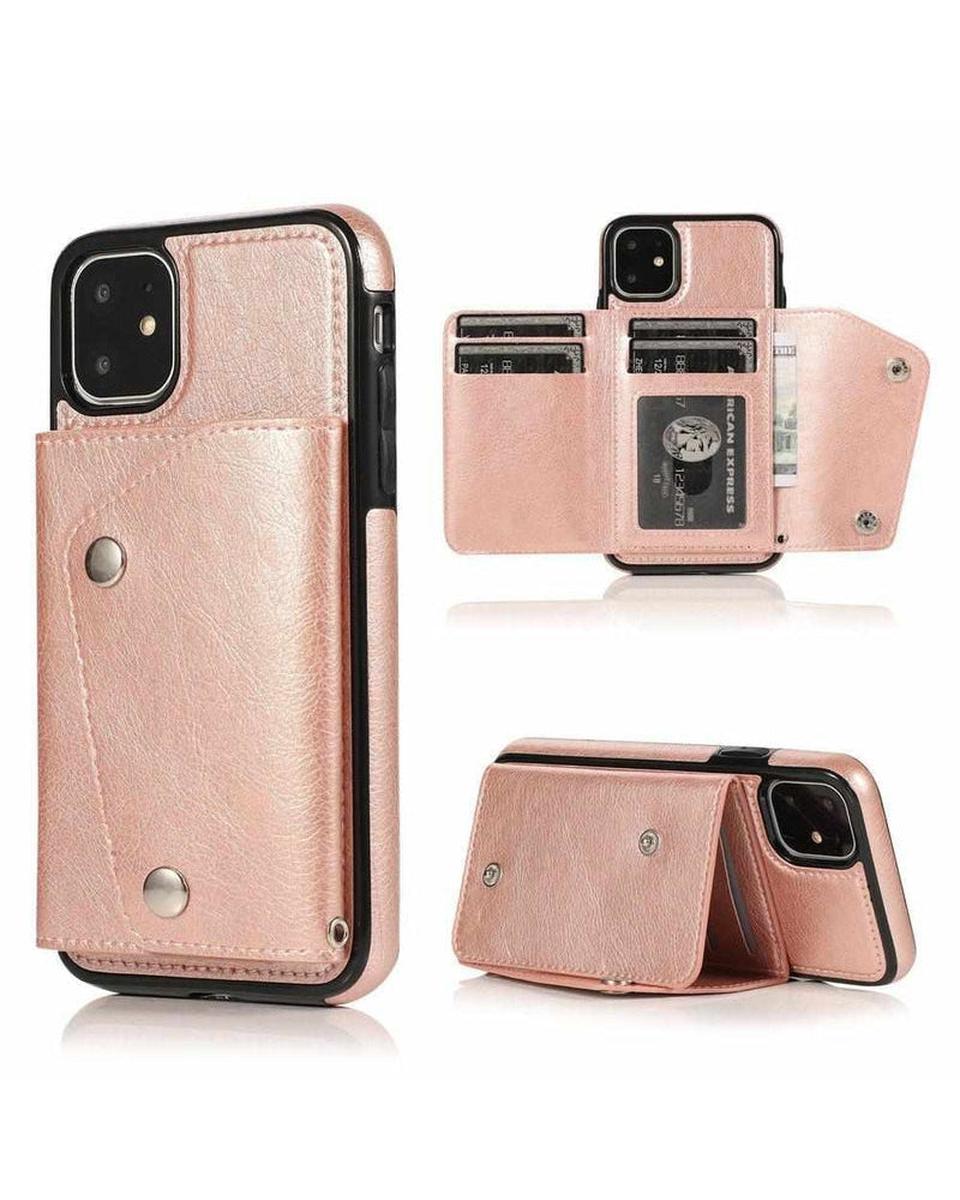 Pink Vegan Leather | Wallet Case iPhone Case get.casely
