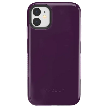 Plum Purple on Light Purple | Ultra-Protective Bold Case iPhone Case get.casely Bold iPhone 11