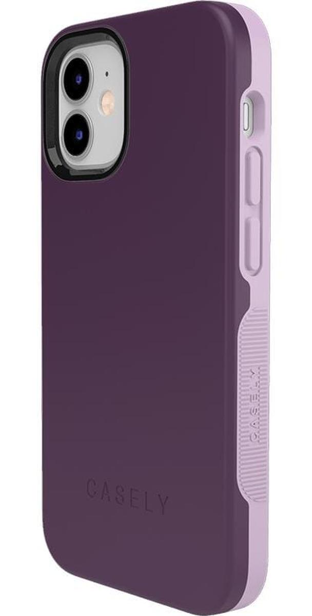 Plum Purple on Light Purple | Ultra-Protective Bold Case iPhone Case get.casely