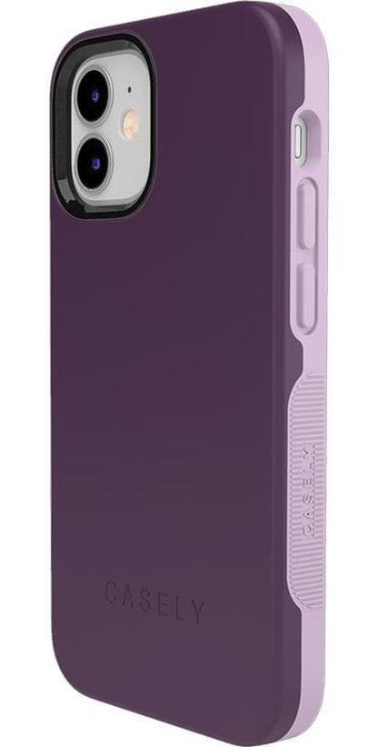 Plum Purple on Light Purple | Ultra-Protective Bold Case iPhone Case get.casely