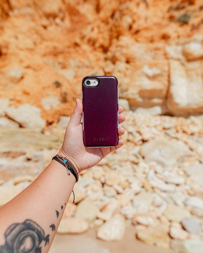 Plum Purple on Light Purple | Ultra-Protective Bold Case iPhone Case get.casely