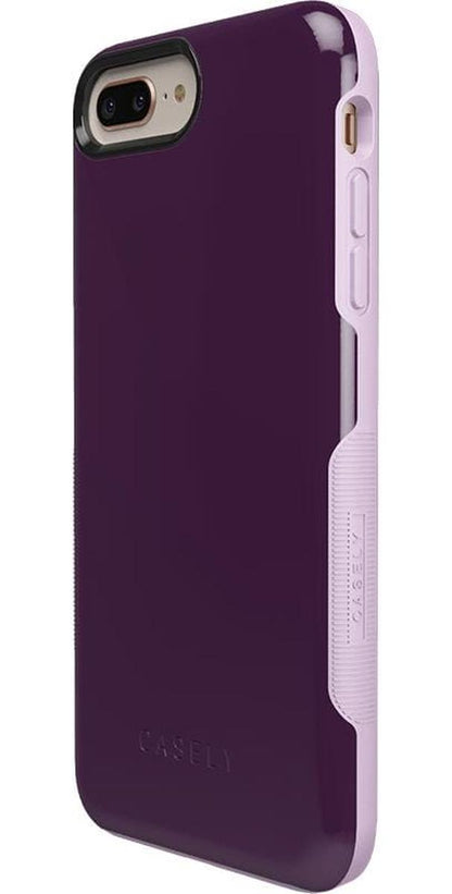 Plum Purple on Light Purple | Ultra-Protective Bold Case iPhone Case get.casely
