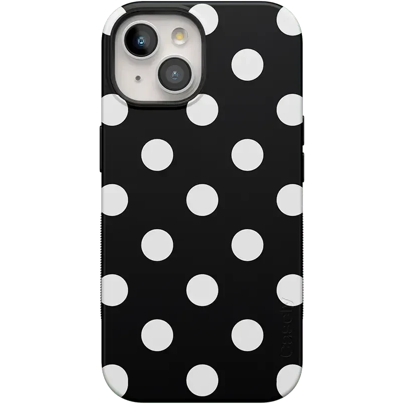 Polka Dots | High Contrast Design Case Phone Case Casetry Bold Flex + MagSafe® iPhone 15 Plus