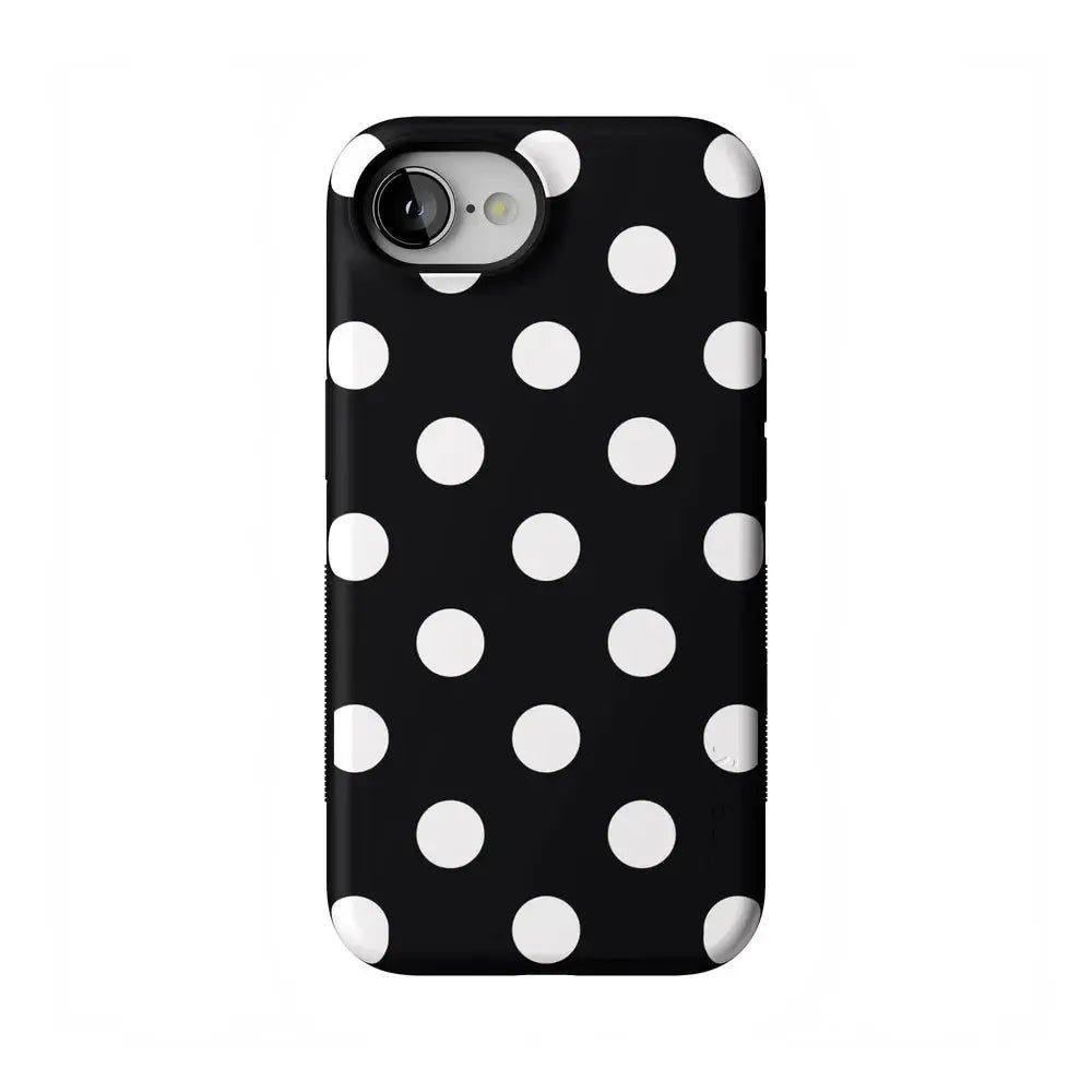 Polka Dots | High Contrast Design Case Phone Case Casetry Bold Flex + MagSafe® iPhone 16e