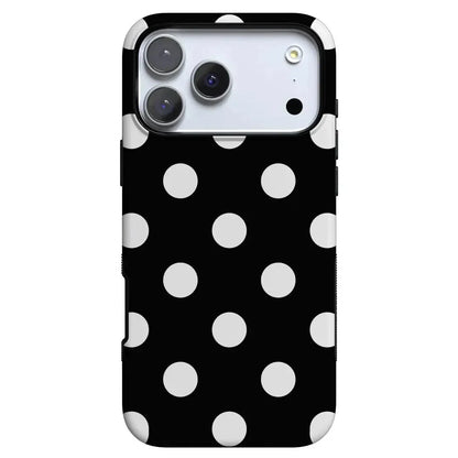 Polka Dots | High Contrast Design Case Phone Case Casetry Bold Flex + MagSafe® iPhone 17 Pro Max