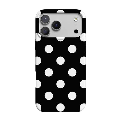 Polka Dots | High Contrast Design Case Phone Case Casetry Classic + MagSafe® iPhone 17 Pro Max