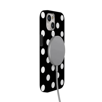 Polka Dots | High Contrast Design Case Phone Case Casetry