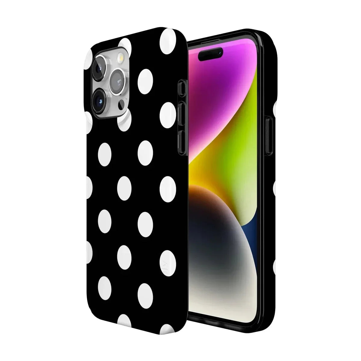 Polka Dots | High Contrast Design Case Phone Case Casetry
