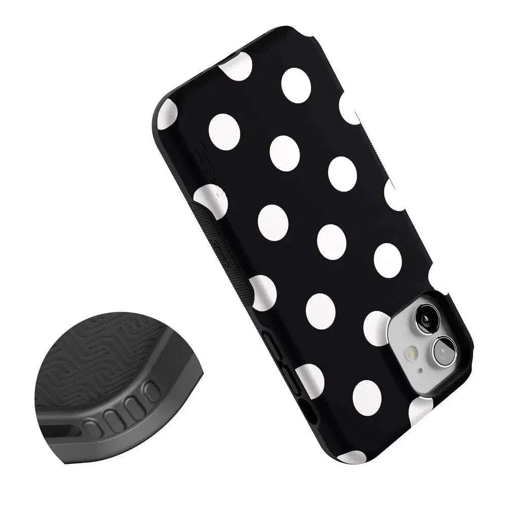 Polka Dots | High Contrast Design Case Phone Case Casetry