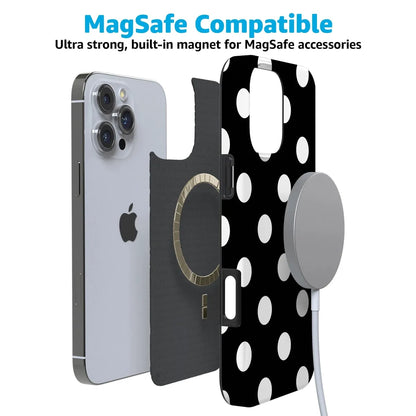 Polka Dots | High Contrast Design Case Phone Case Casetry