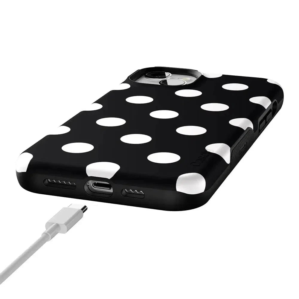 Polka Dots | High Contrast Design Case Phone Case Casetry