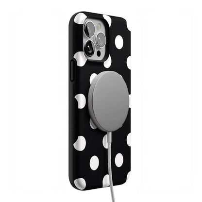 Polka Dots | High Contrast Design Case Phone Case Casetry