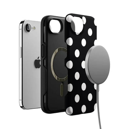 Polka Dots | High Contrast Design Case Phone Case Casetry