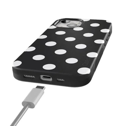 Polka Dots | High Contrast Design Case Phone Case Casetry