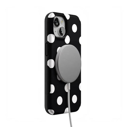 Polka Dots | High Contrast Design Case Phone Case Casetry