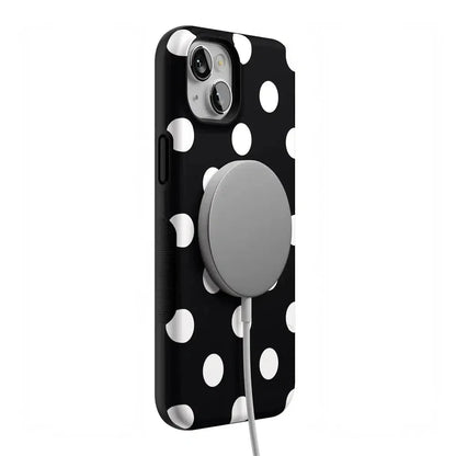 Polka Dots | High Contrast Design Case Phone Case Casetry