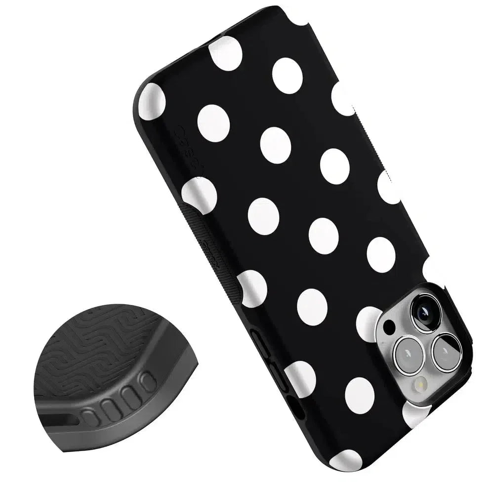Polka Dots | High Contrast Design Case Phone Case Casetry