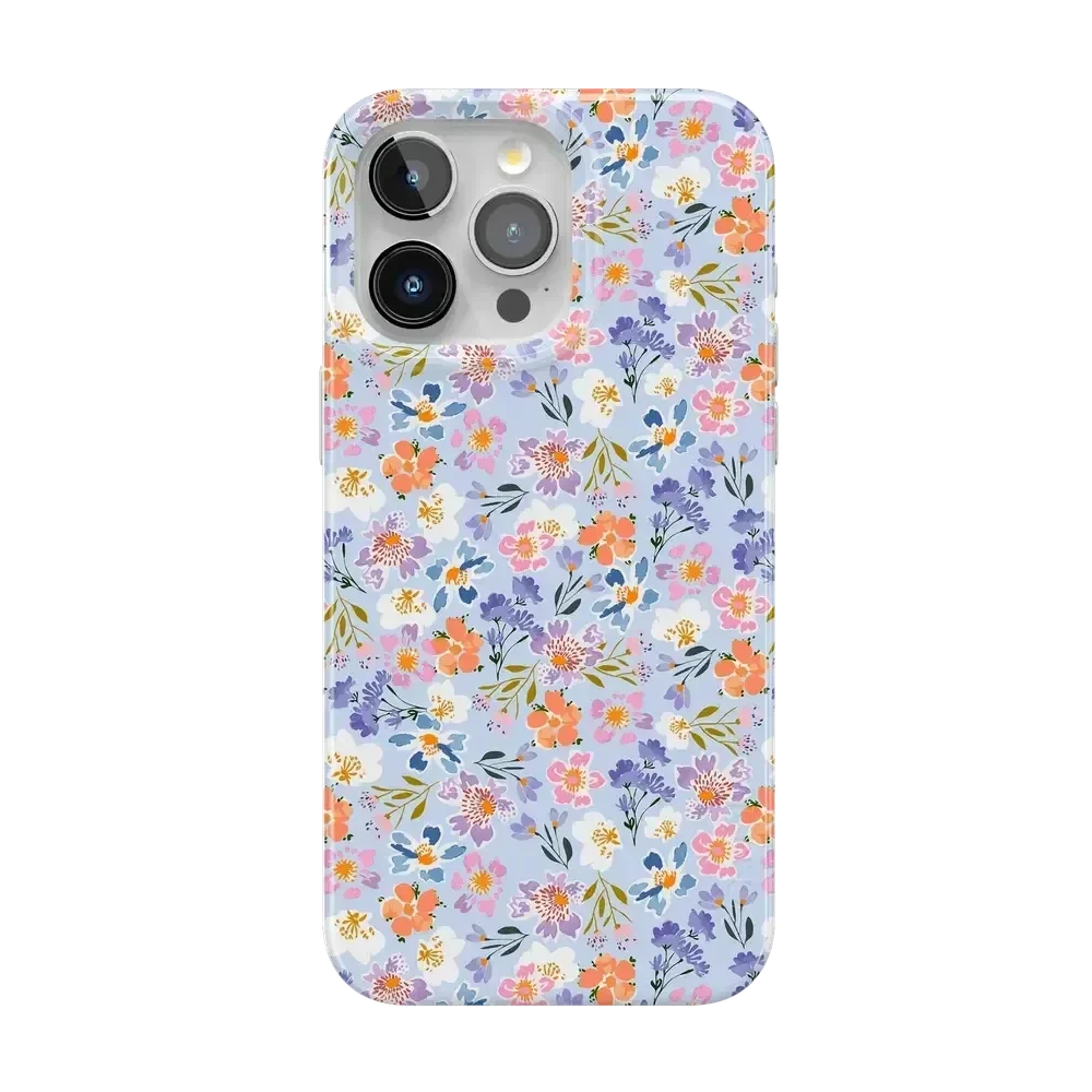 Poppy Meadows | Pastel Floral Case iPhone Case get.casely Classic + MagSafe® iPhone 15 Pro Max