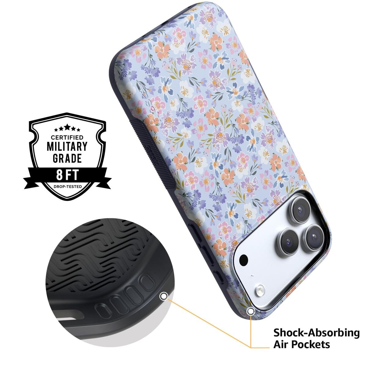Poppy Meadows | Pastel Floral Case iPhone Case get.casely