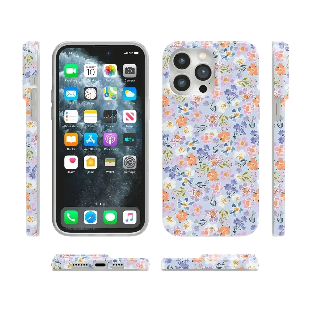 Poppy Meadows | Pastel Floral Case iPhone Case get.casely