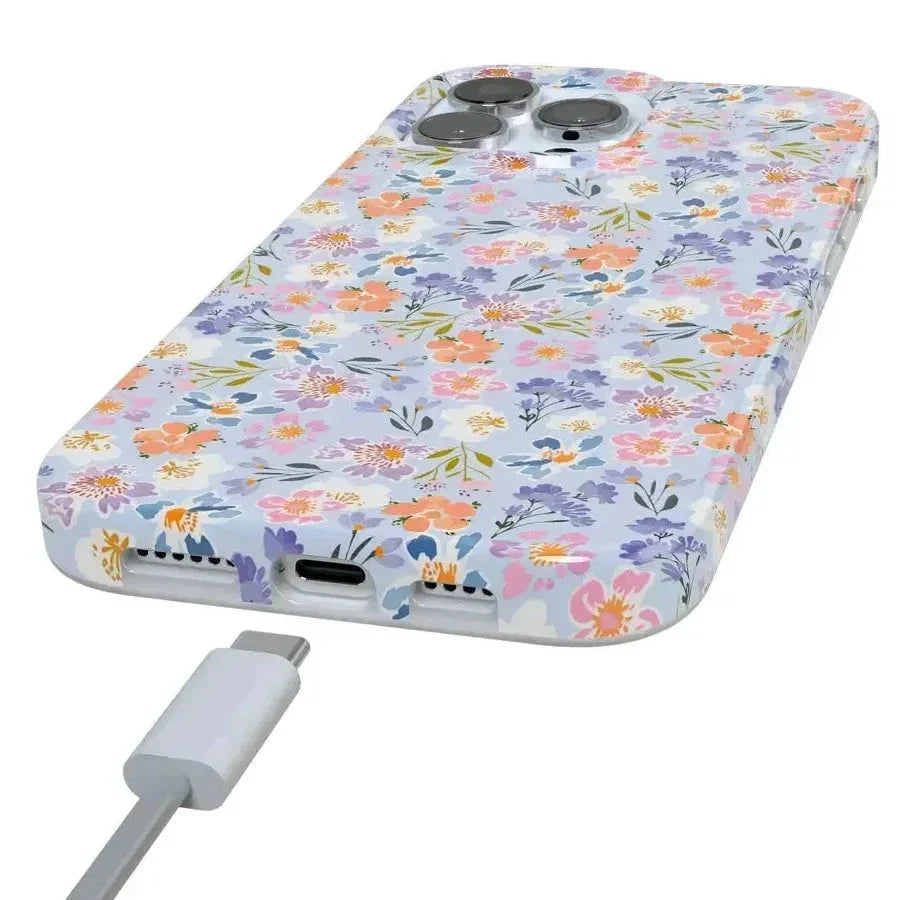 Poppy Meadows | Pastel Floral Case iPhone Case get.casely