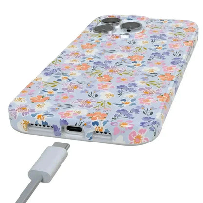Poppy Meadows | Pastel Floral Case iPhone Case get.casely