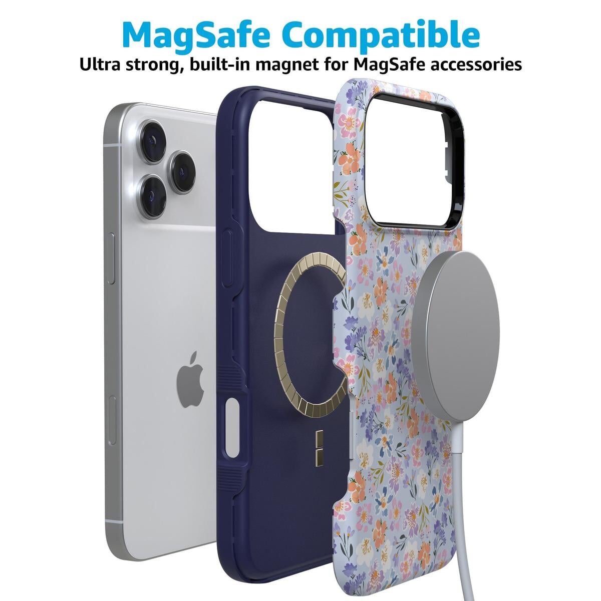Poppy Meadows | Pastel Floral Case iPhone Case get.casely