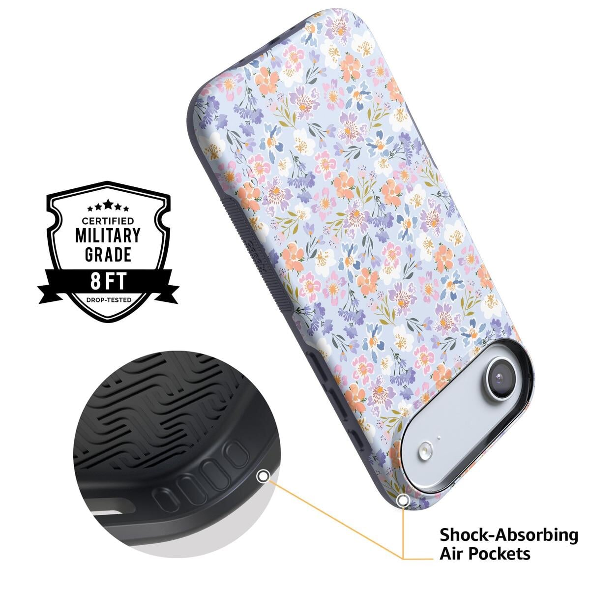 Poppy Meadows | Pastel Floral Case iPhone Case get.casely