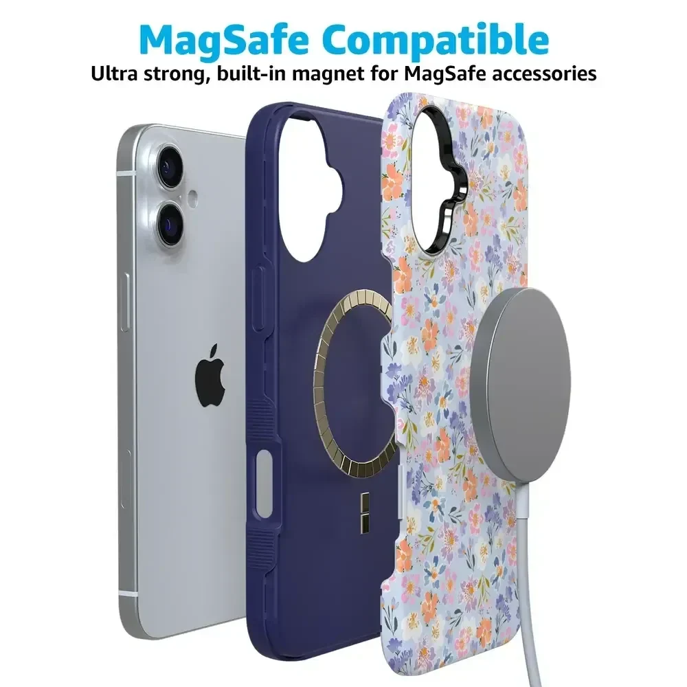 Poppy Meadows | Pastel Floral Case iPhone Case get.casely