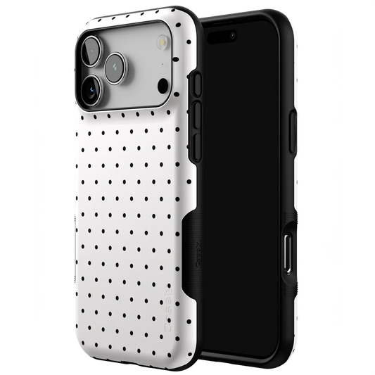 On the Dot | Black Polka Dot Case