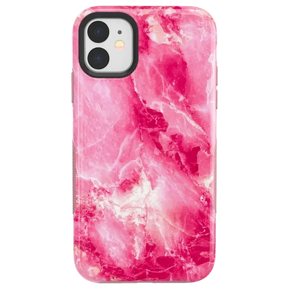 Pretty in Pink | Hot Pink Marble Case iPhone Case get.casely Bold iPhone 11