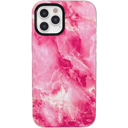 Pretty in Pink | Hot Pink Marble Case iPhone Case get.casely Bold iPhone 12 Pro