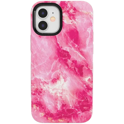 Pretty in Pink | Hot Pink Marble Case iPhone Case get.casely Bold iPhone 12 Mini