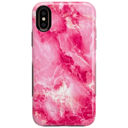 Pretty in Pink | Hot Pink Marble Case iPhone Case get.casely Bold iPhone XS Max