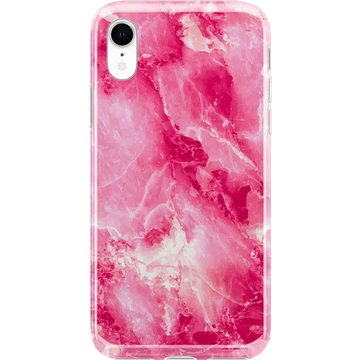Pretty in Pink | Hot Pink Marble Case iPhone Case get.casely Classic iPhone XR