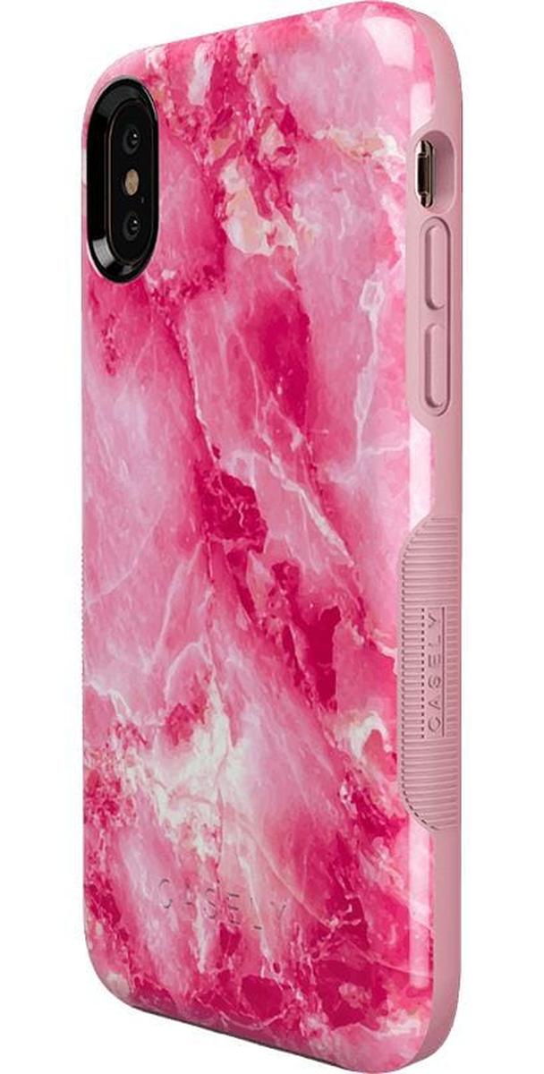 Pretty in Pink | Hot Pink Marble Case iPhone Case get.casely